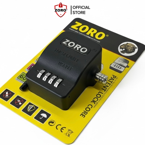 ổ khóa chụp số ZORO,màu đen,mẫu mới 2026
