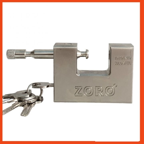 Khóa cầu ngang ZORO nặng 1kg1 chống đập - đục - cắt