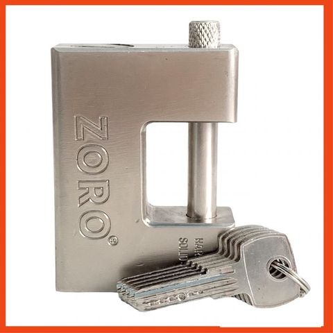 Khóa cầu ngang ZORO nặng 1kg1 chống đập - đục - cắt