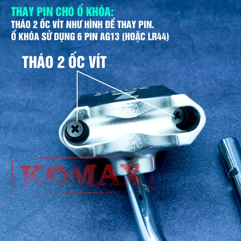 Ổ khóa báo động chống trộm ZORO,7 phân,chìa xe hơi,màu trắng