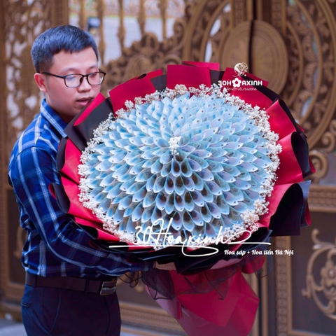 Hoa Tiền 100 Tờ Tiền 500k Bó Tròn - Sang Trọng