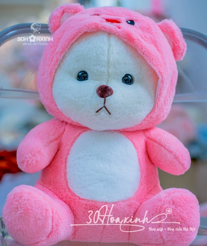 Gấu Bông Hải Ly Loopy có mũ