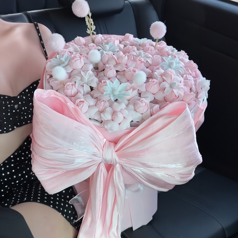 Hoa Hồng Sáp Tỉ Muội Màu Hồng – Món Quà Ngọt Ngào Dành Người Thương