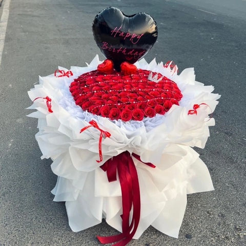 99 bông hoa sáp Ecuador cao cấp mùi thơm ngọt