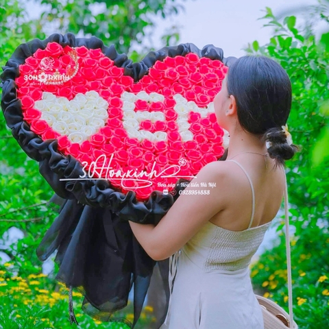 Bó hoa sáp thơm 150 bông màu đỏ