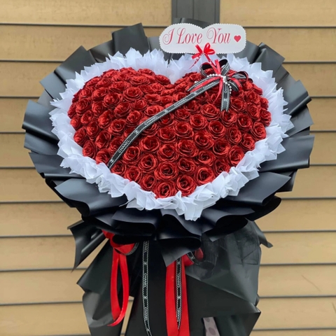 Hoa nhũ lấp lánh 99 bông