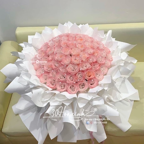 Hoa nhũ lấp lánh màu hồng