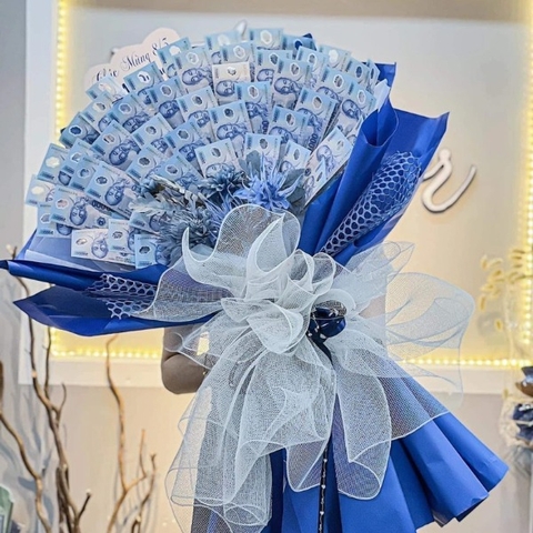 Bó Hoa tiền 60 tờ 20k