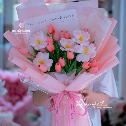 Hoa sáp Tulip đẹp Hà Nội