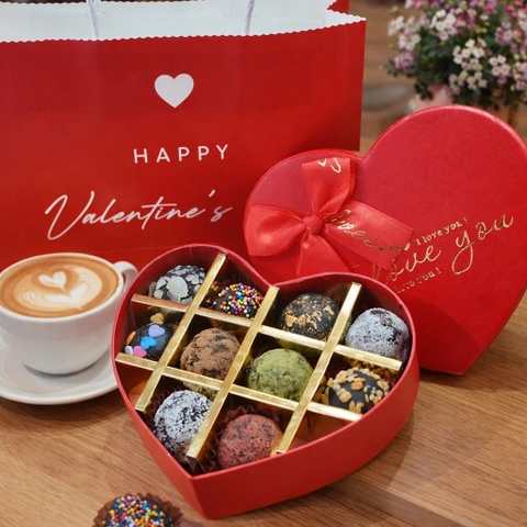 Hộp Socola Valentine Trái Tim 14/2 Size Vừa