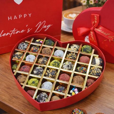 Hộp Socola Valentine Trái Tim 14/2 Size Lớn