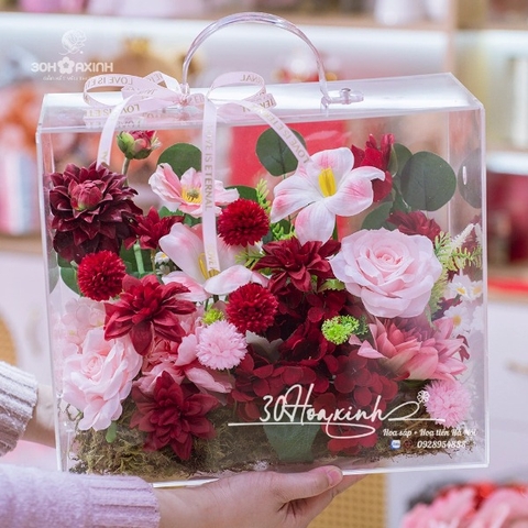 Vali Hoa Sáp Thơm Sang Trọng