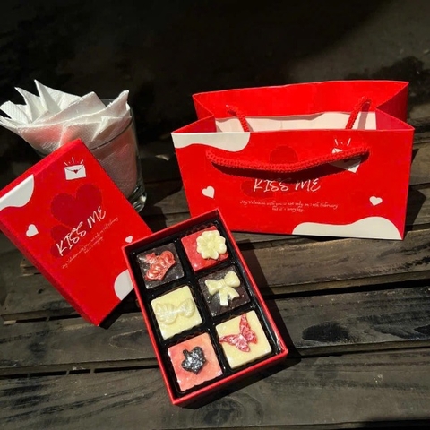 Hộp Socola Valentine Tạo Hình Dễ Thương