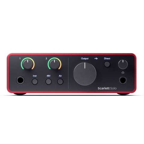 Focusrite Scarlett Solo 4th Gen USB Audio Interface