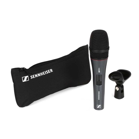Sennheiser e 865-S Supercardioid Condenser Handheld Vocal Microphone with Stand and Cable
