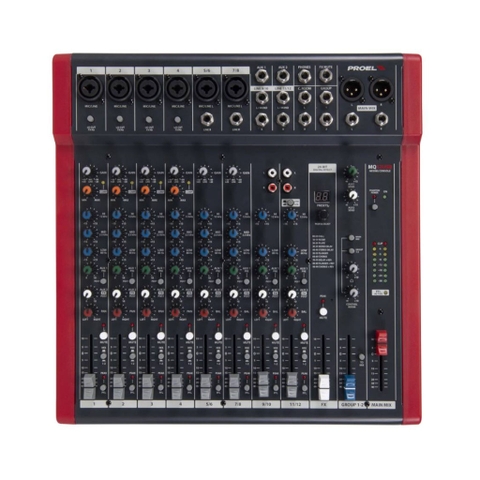 Mixer Proel MQ12USB – 12 Kênh