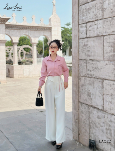 Quần gold suông đắp chéo 2 nút