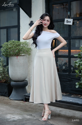 Chân váy xòe dài 8 mảnh LAVE5