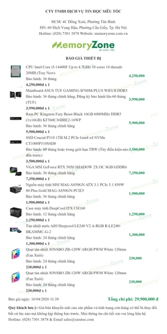 Case PC tự build
