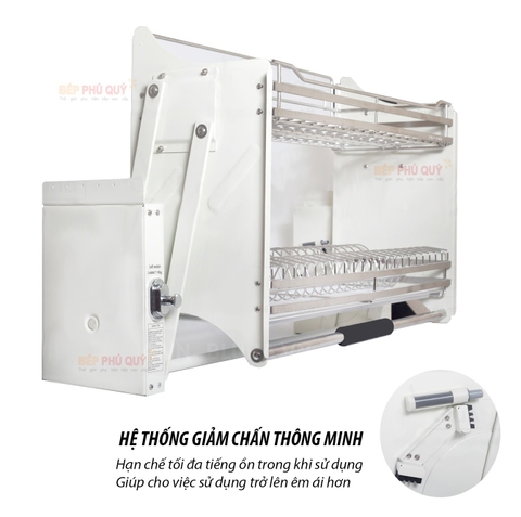 Giá bát nâng hạ Inox cao cấp Luxury LX.1160