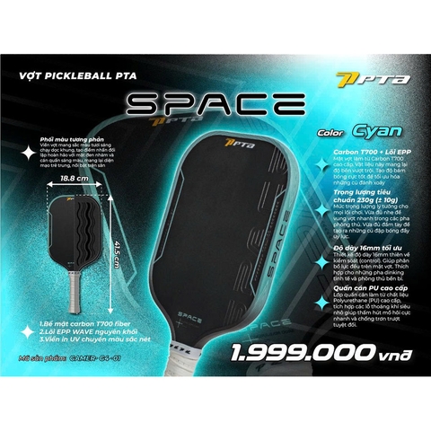 Vợt Pickleball PTA Space