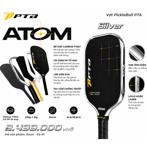 Vợt Pickleball PTA Atom