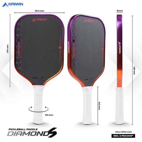 Vợt Pickleball Kaiwin Diamond S