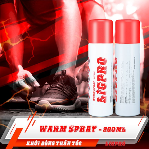Chai xịt NÓNG Ligpro