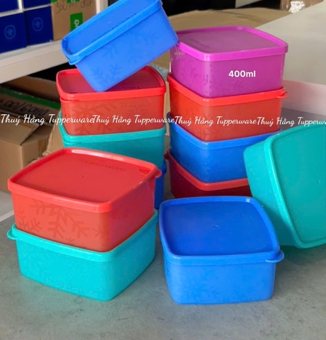 Tupmalay - Hộp Đông Tupperware Snowflak 400ml (01 Hộp)
