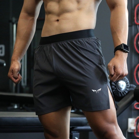 Quần Chạy Bộ Nam Gymwolf Essential Run - Màu Xám