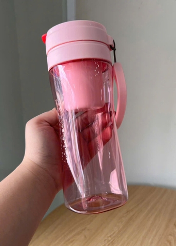 Bình Nước Tupperware Lọc Trà 500ml - Màu Hồng - Tupperware Trung Chính Hãng