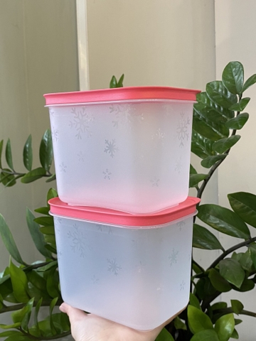 Hộp Tupperware Trữ Đông Thân Trong 1.1L - Màu Hồng- Tupperware Trung Chính Hãng