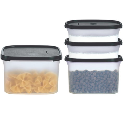 Bộ Hộp Tupperware Kệ Bếp Modular Kitchen Mates Starter (4 hộp)