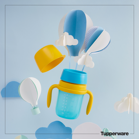 Bình tập uống Tupperware Twinkle Sippy Cup 250ml - Tupperware Chính Hãng