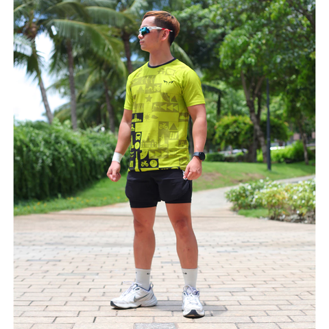 Áo Chạy Bộ Gymwolf Saigon Dynamic - Màu Neon