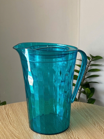 Bộ Bình Nước Tupperware Prisms Serving  + 4 Cốc Xanh Min - Tupperwera Malaysia Chính Hãng