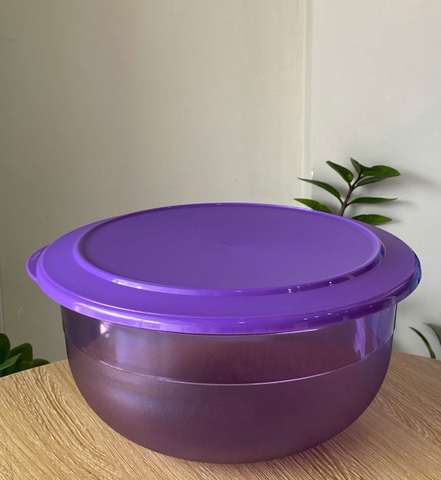 Hộp Tô Tròn Tupperware Tím Original JoyServe Bowl Medium 2.5L - Tupperware  Malaysia Chính Hãng