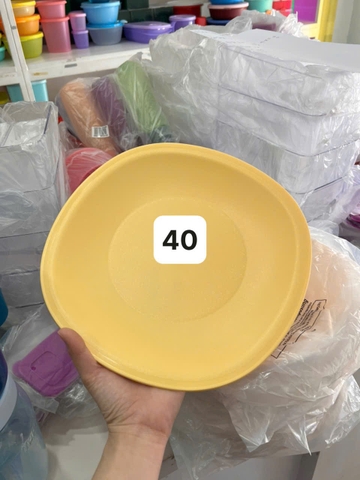 Đĩa Tupperware 24cm- Dùng Lò Vi Sóng Thân Đục Tupperware Malaysia Chính Hãng