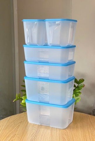 {{TUP80}} Bộ 6 hộp Tupperware trữ đông Gen I 1.2L, 1.7L, 2.6L