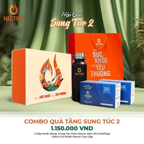 Hộp Quà Tết Doanh Nghiệp 2024- Quà Tặng Sức Khỏe Đông Trùng