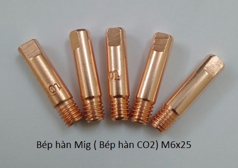 Bép hàn CO2 M6x25 maller (0,8 0,9 1,0)