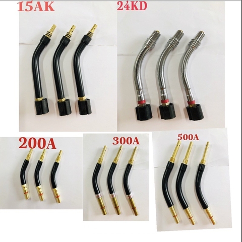 Cổ cong súng hàn MIG 15AK 24KD 200A 350A 500A