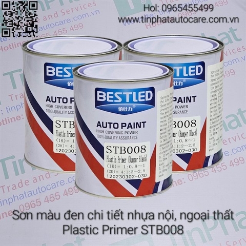 Sơn màu đen chi tiết nhựa nội, ngoại thất Plastic Primer STB008