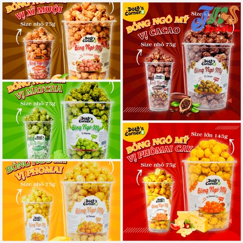 Bỏng Ngô Mỹ Cao Cấp Dolas 145gr - Jnsfoods.vn sỉ toàn quốc