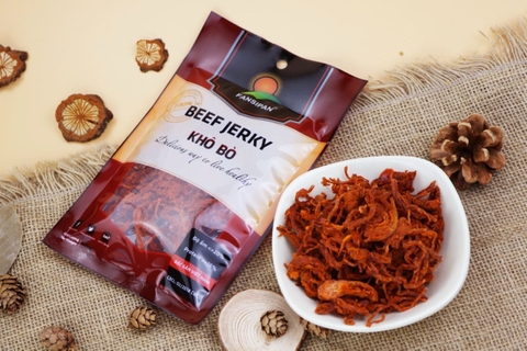 Khô bò sợi Fansipan 50gr - 100gr - Jnsfoods.vn sỉ toàn quốc