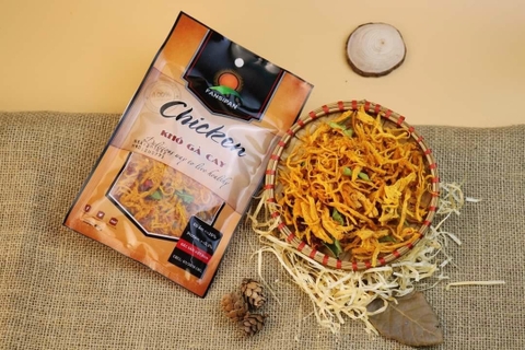 Khô Gà Lá Chanh Fansipan 50gr - 100gr - Jnsfoods.vn đổ sỉ toàn quốc