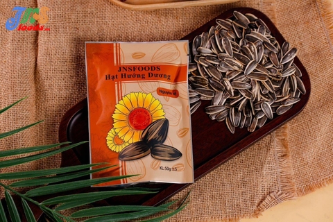 Hạt Hướng Dương Jnsfoods.vn Sản Xuất Vị Nguyên Vị 50gr- Đổ sỉ toàn quốc