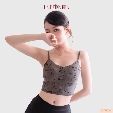Áo Bra Croptop FOREVER Nữ Có Mút Ngực, Dáng Ôm Body, Dây Mảnh Sexy - LRAB244