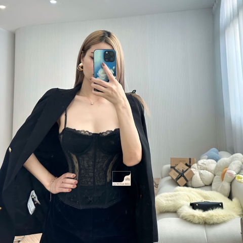 Evelin corset in Black
