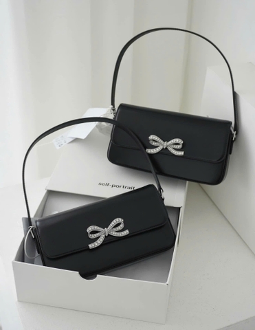 Túi Đeo Vai Self-portrait Đen